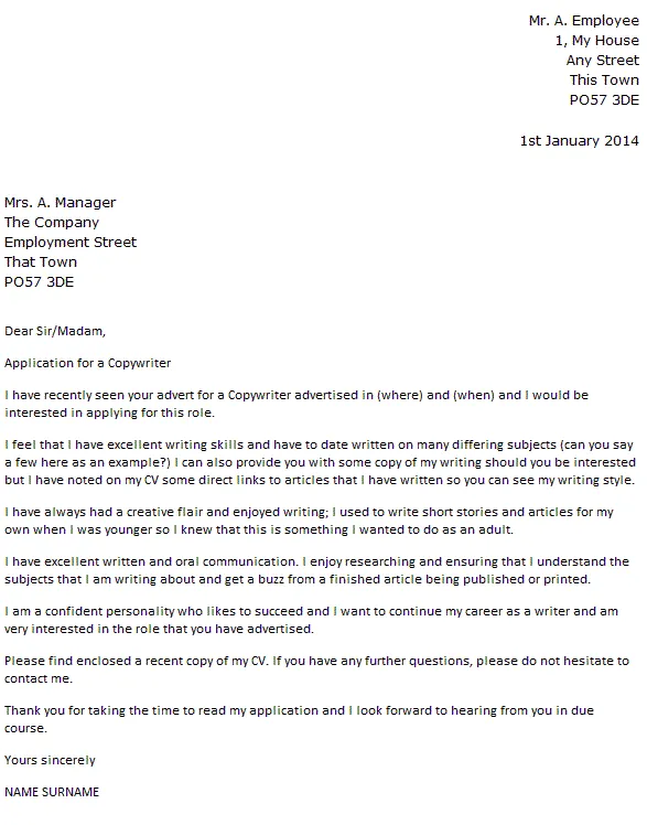 43193 enthusiastic cover letter