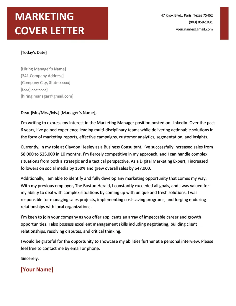 43199 proofreading cover letter