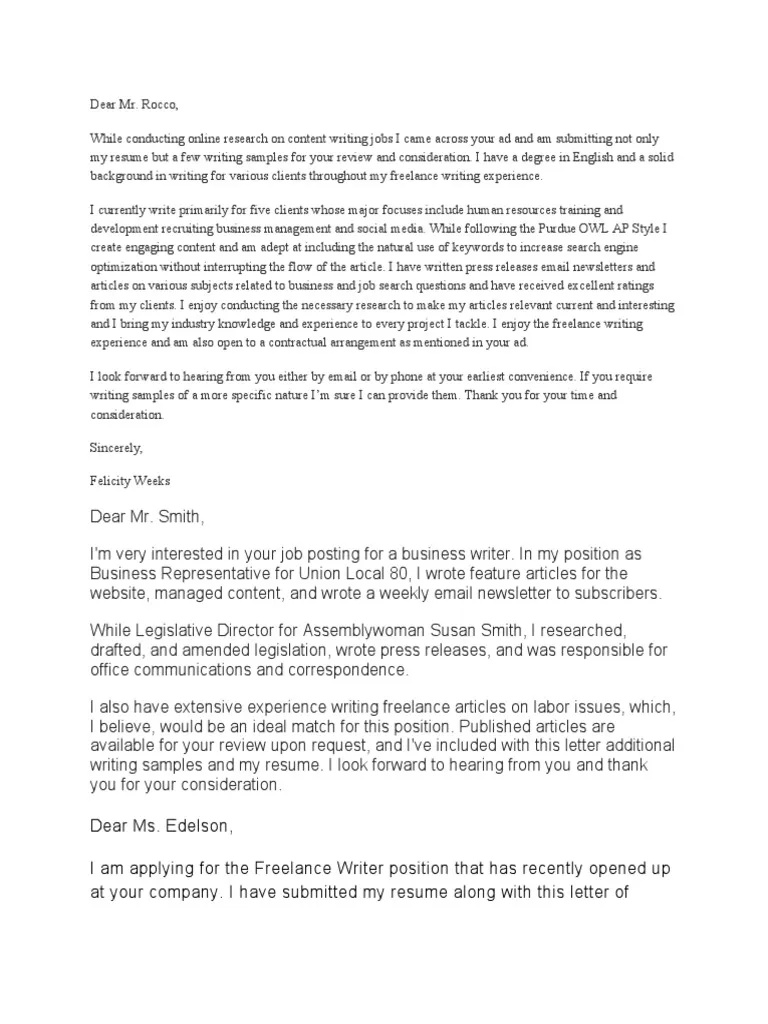 43200 freelancer cover letter