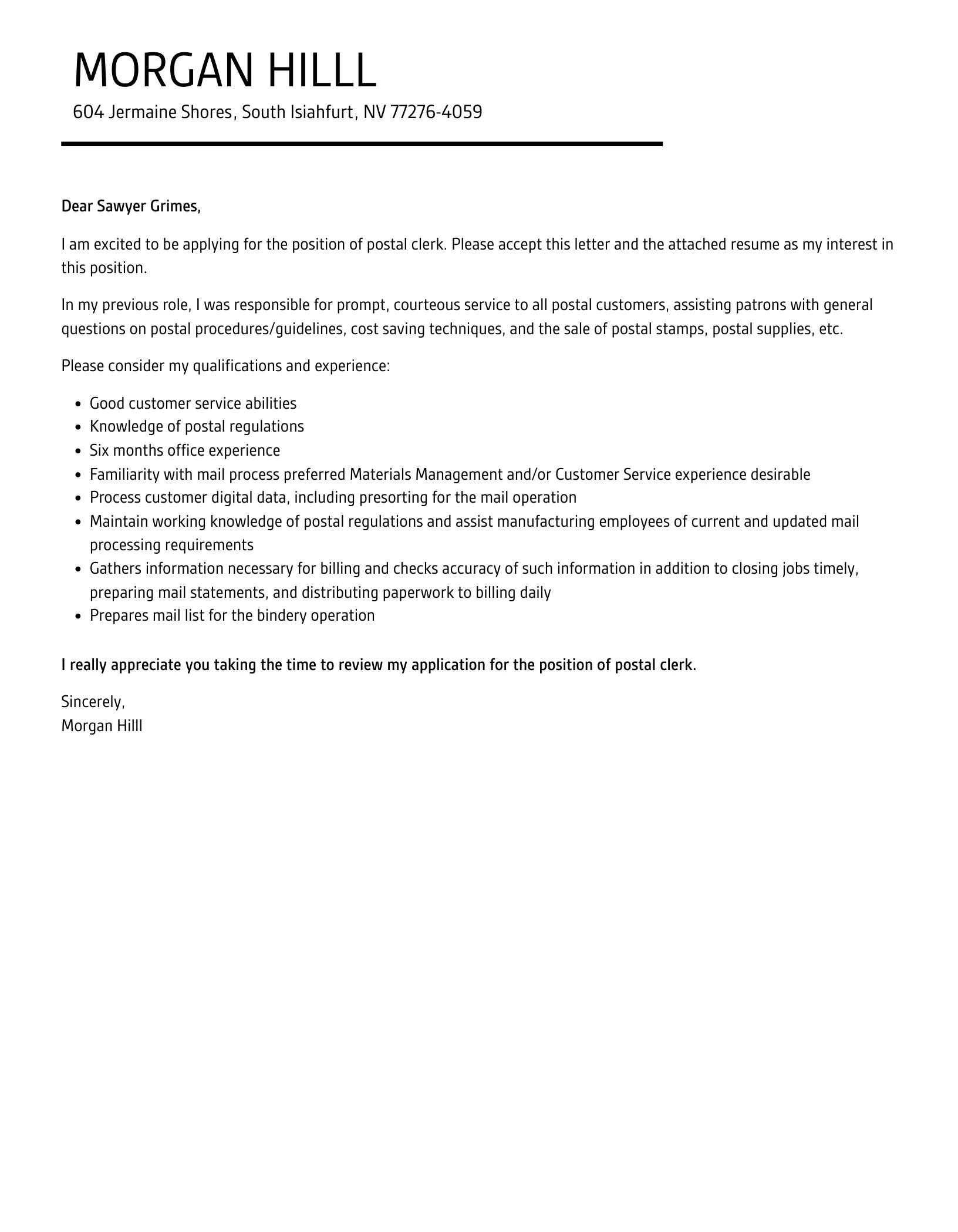 43205 cover letter postal job 2