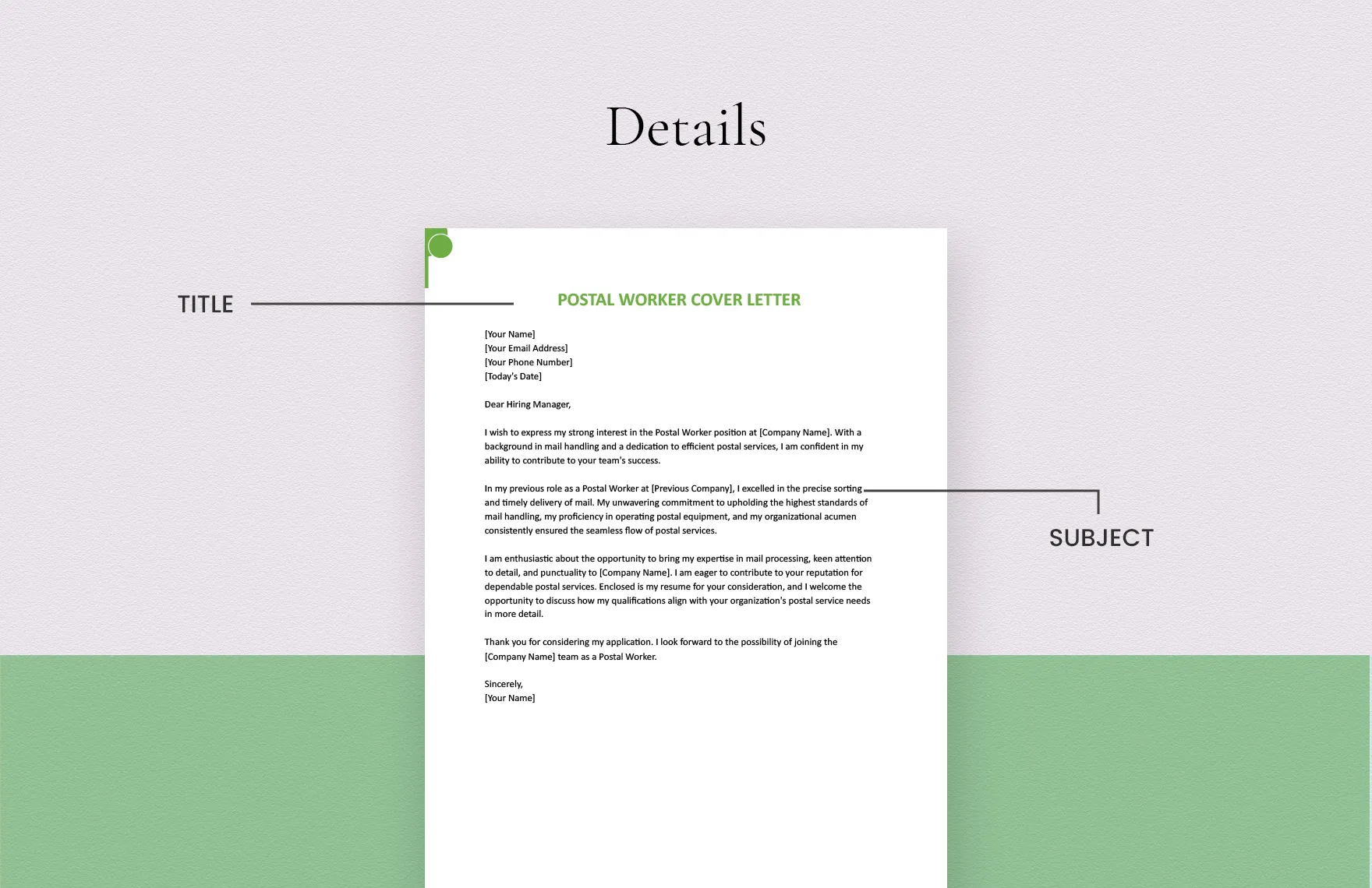 43205 cover letter postal job 4