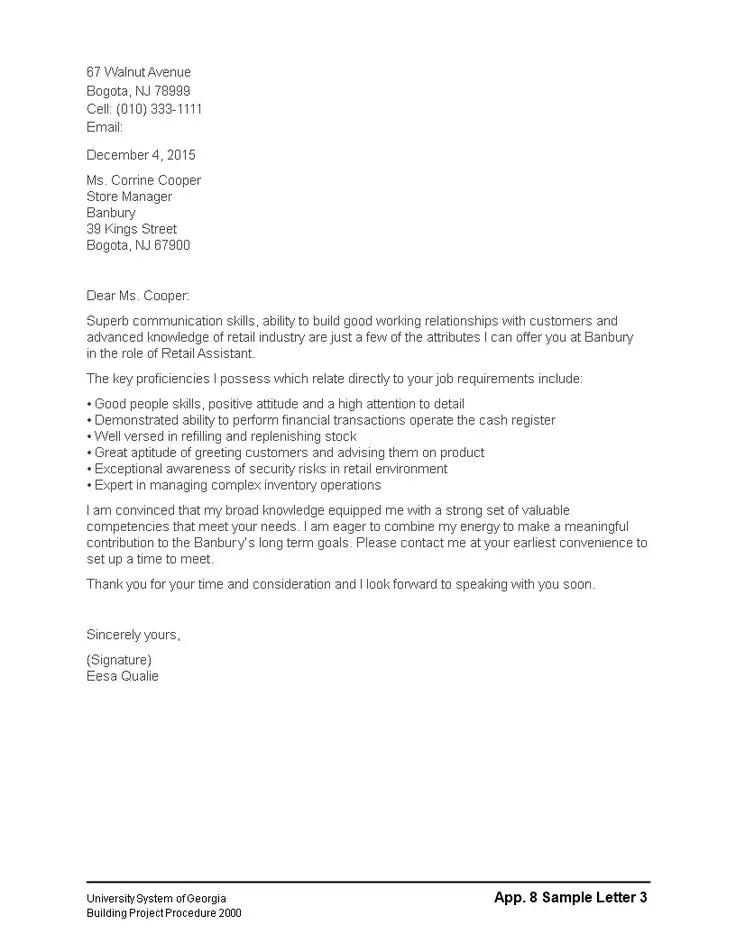 43212 cover letter structure