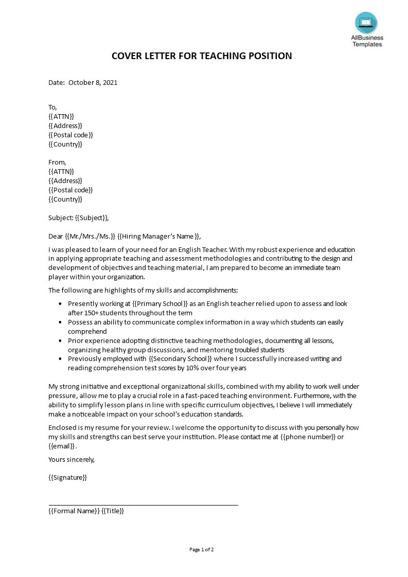 43227 teaching cover letter 6