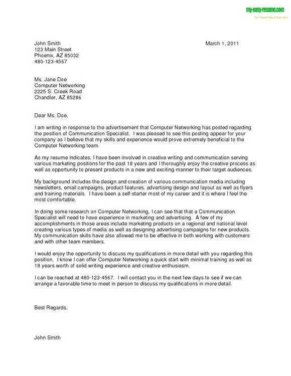 43230 resume cover letter example