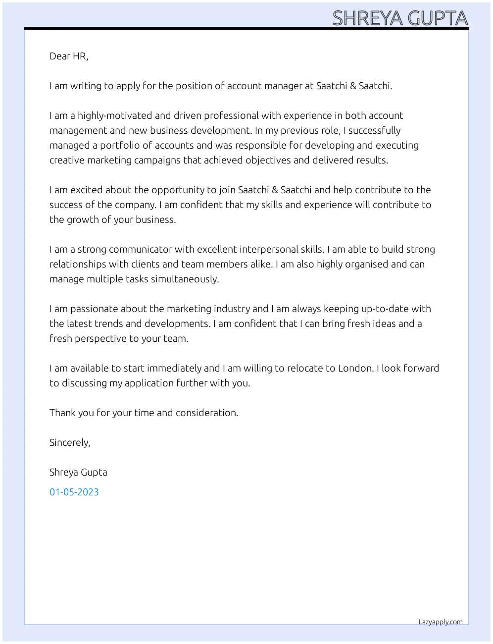 43235 tailoring cover letter