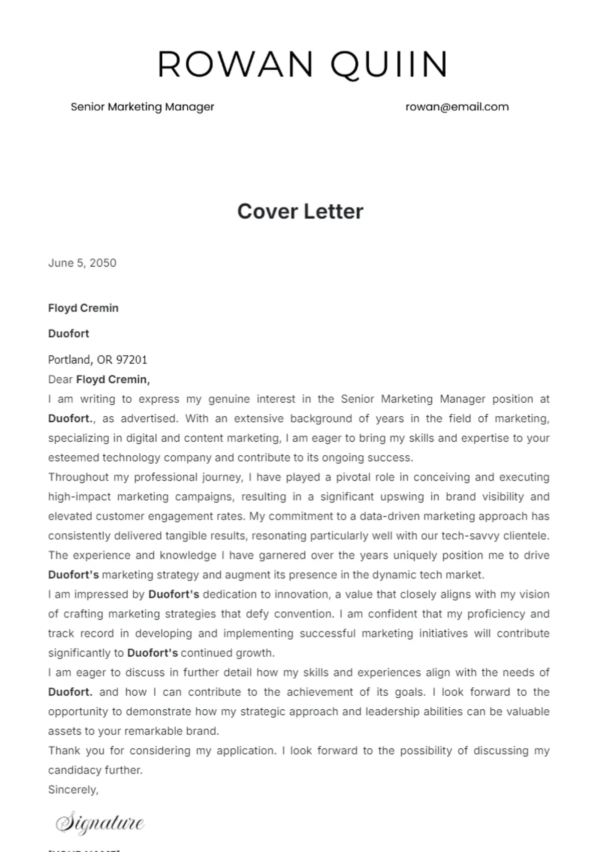 43237 cover letter download