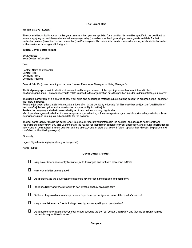 43244 cover letter font size testing