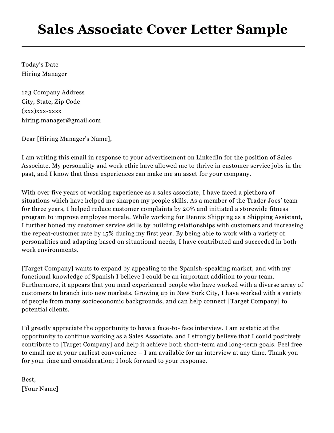 43252 cover letter introduction