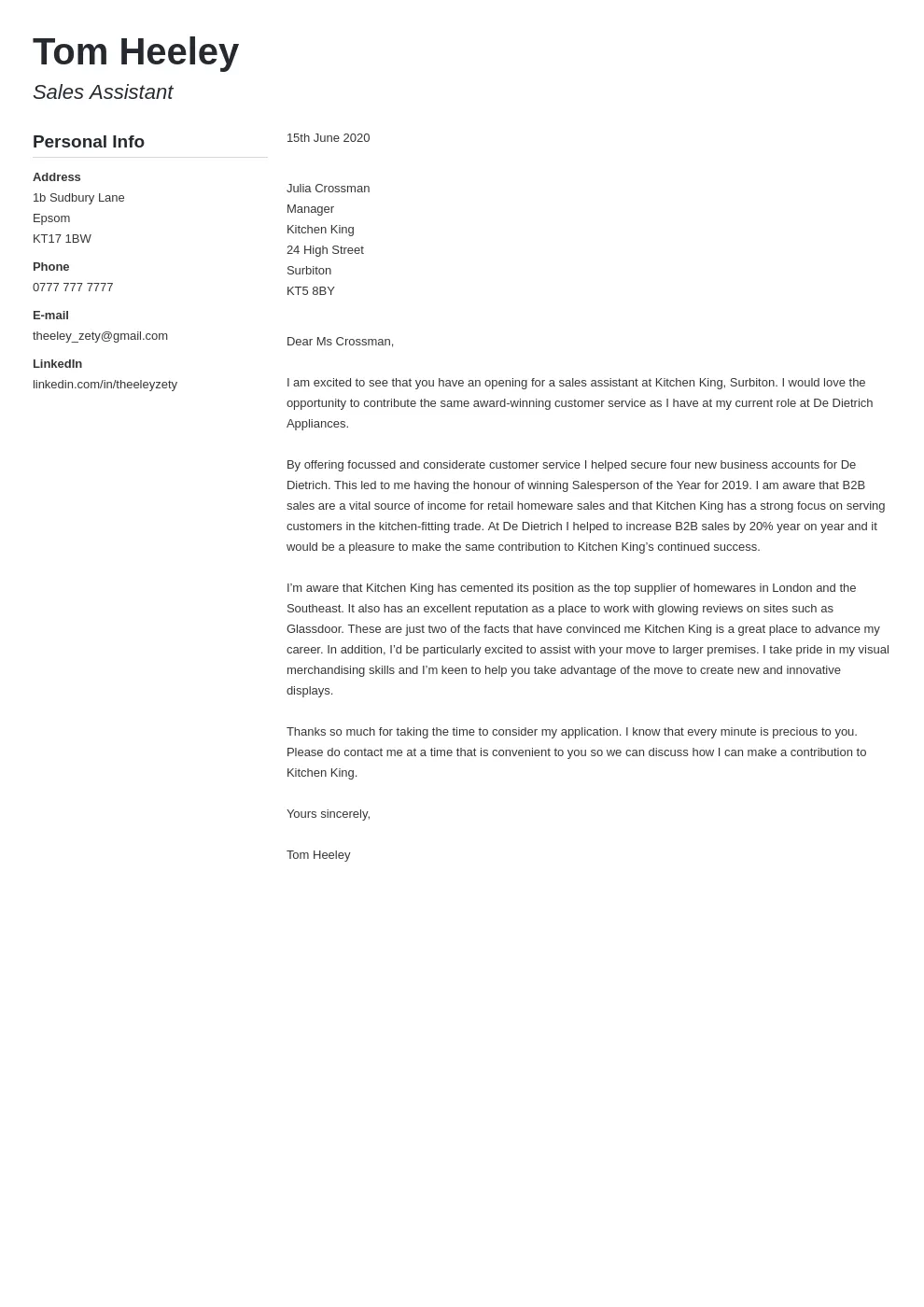 43252 tailoring your cover letter