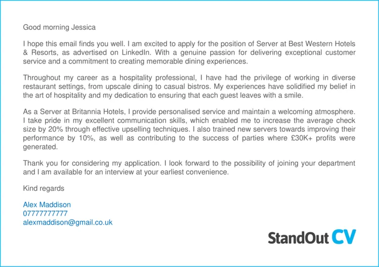 43256 hospitality formatting