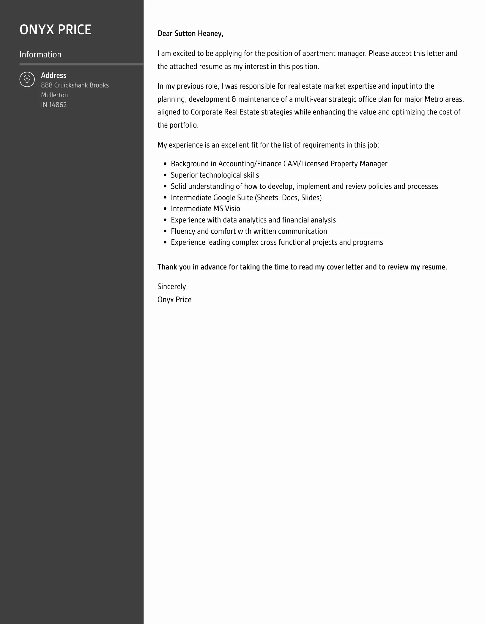 43259 financial management expertise