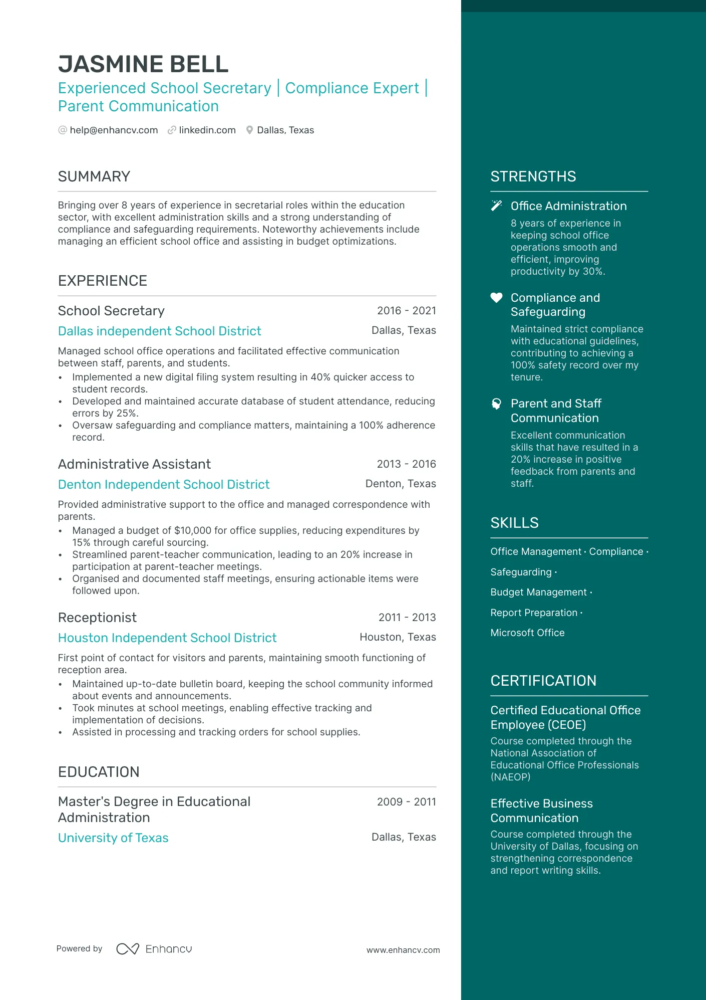 43272 school secretary cover letter 4