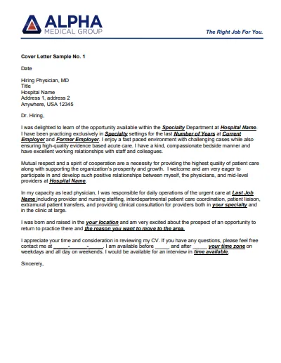 43284 medical rfe submission