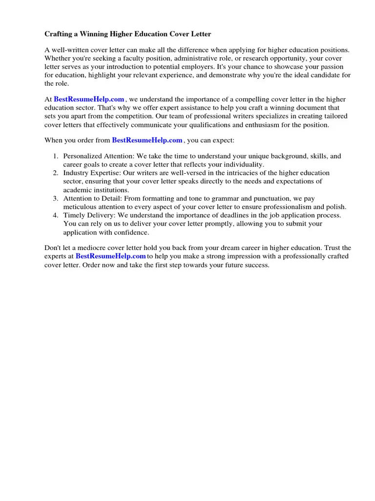 43310 higher ed cover letter
