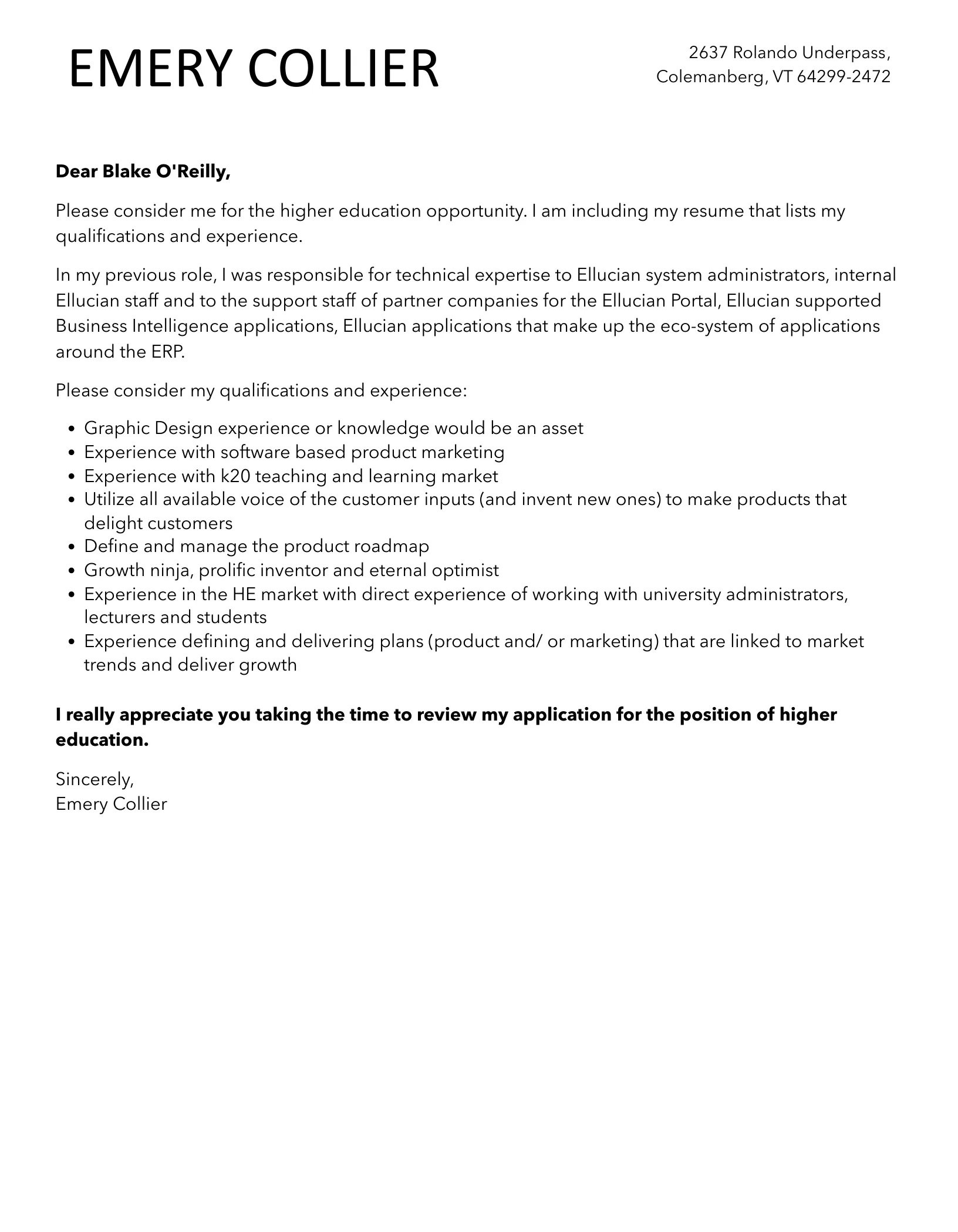 43310 skills experience