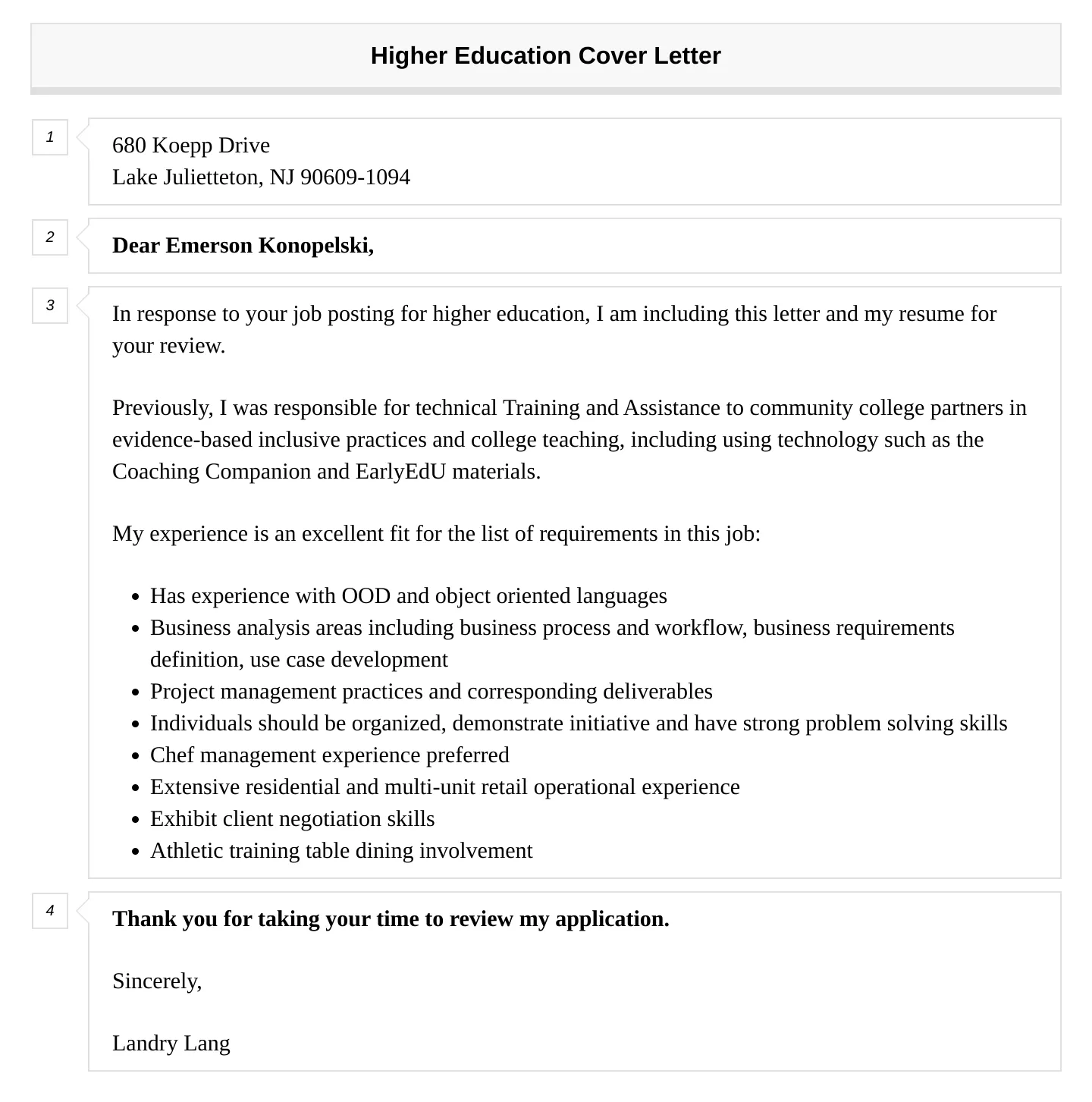 43310 tailoring cover letter