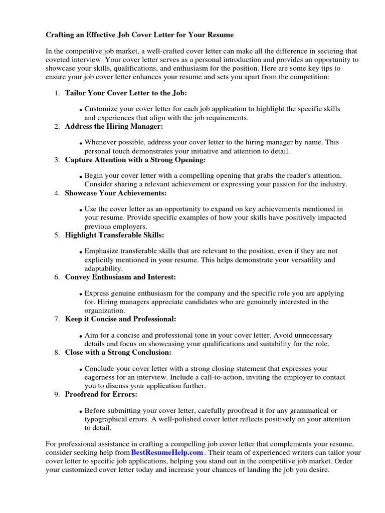 43326 cover letter importance