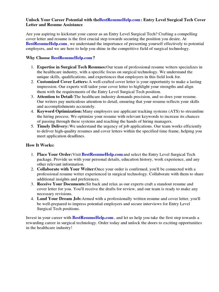 43329 surgical tech cover letter