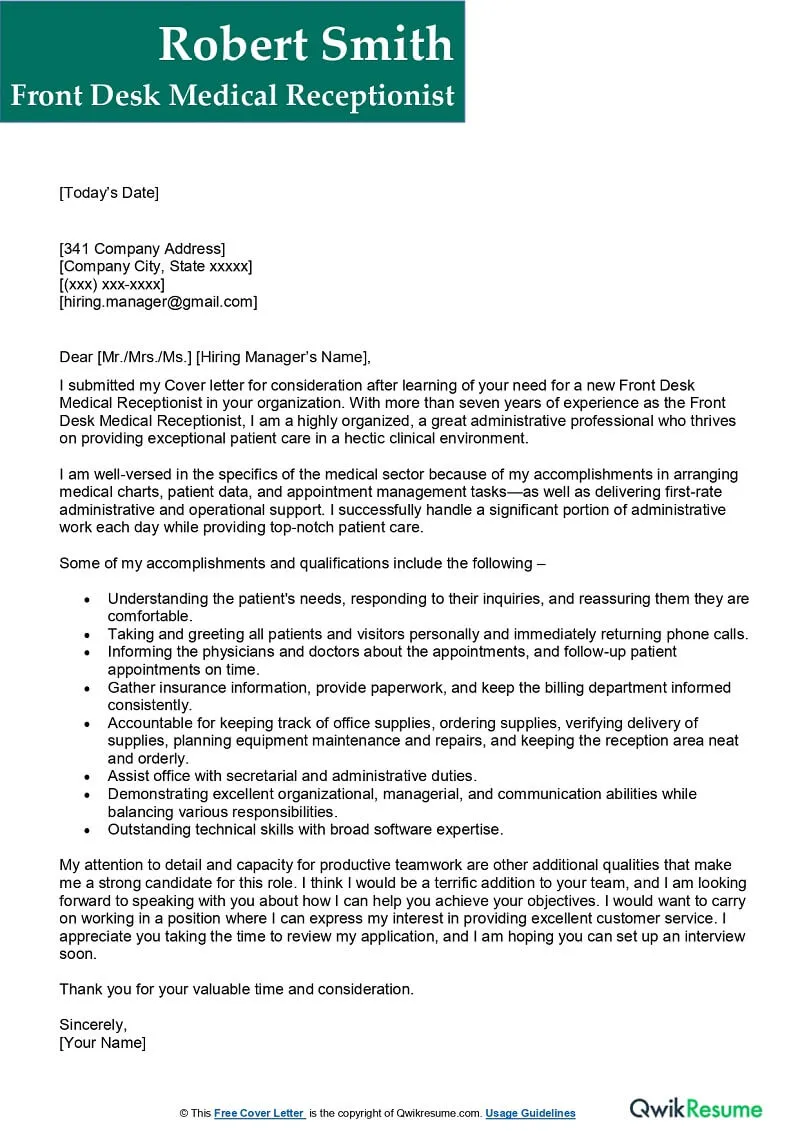 43337 medical receptionist cover letter image5