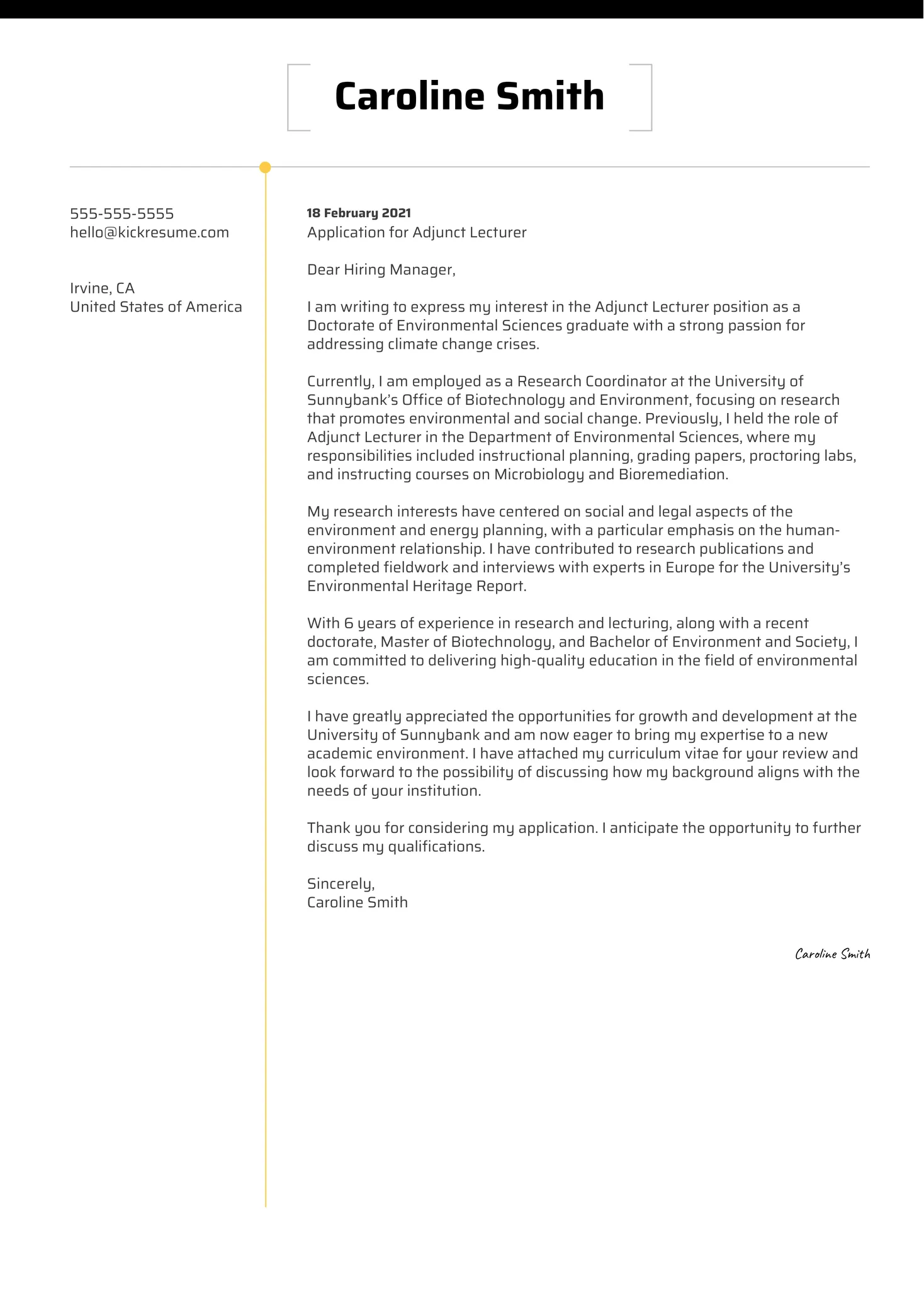 43342 adjunct faculty job application process