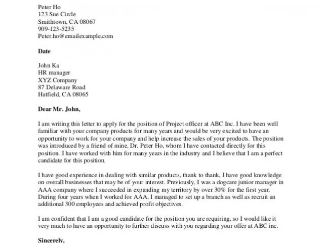 43356 cover letter achievements