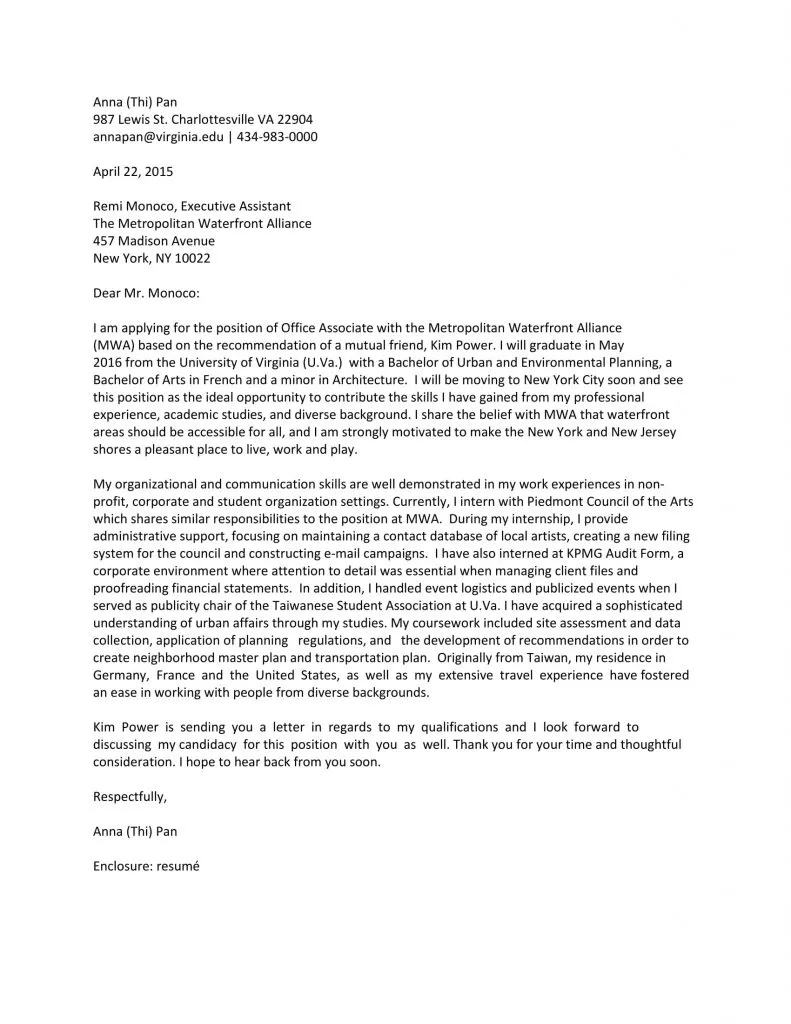 43359 cover letter sample achievements