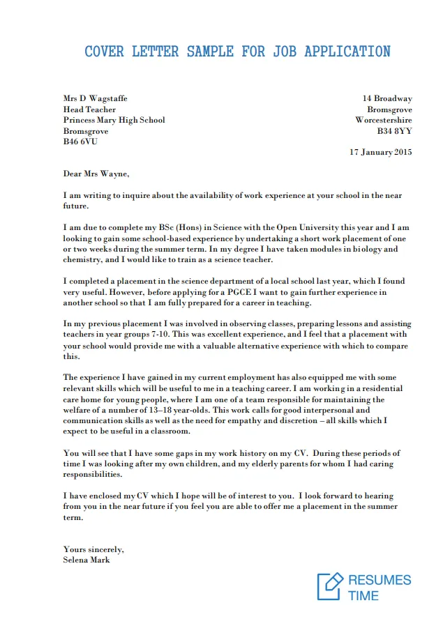 43359 cover letter sample formatting