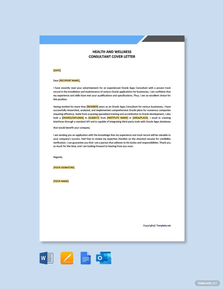 43368 oracle cover letter components