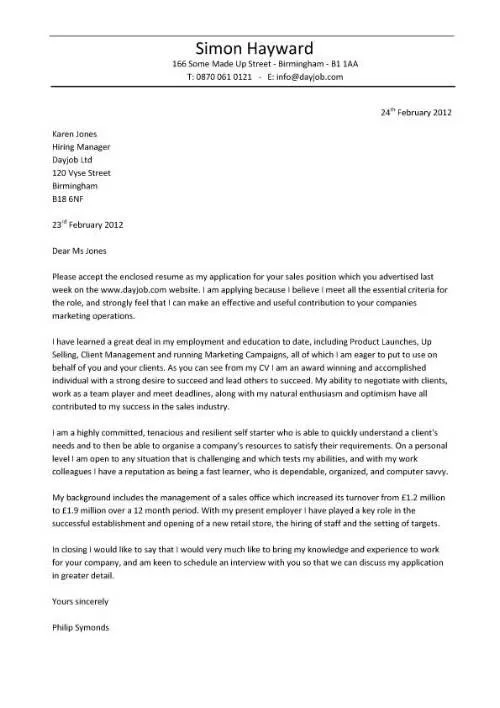 43372 cover letter format