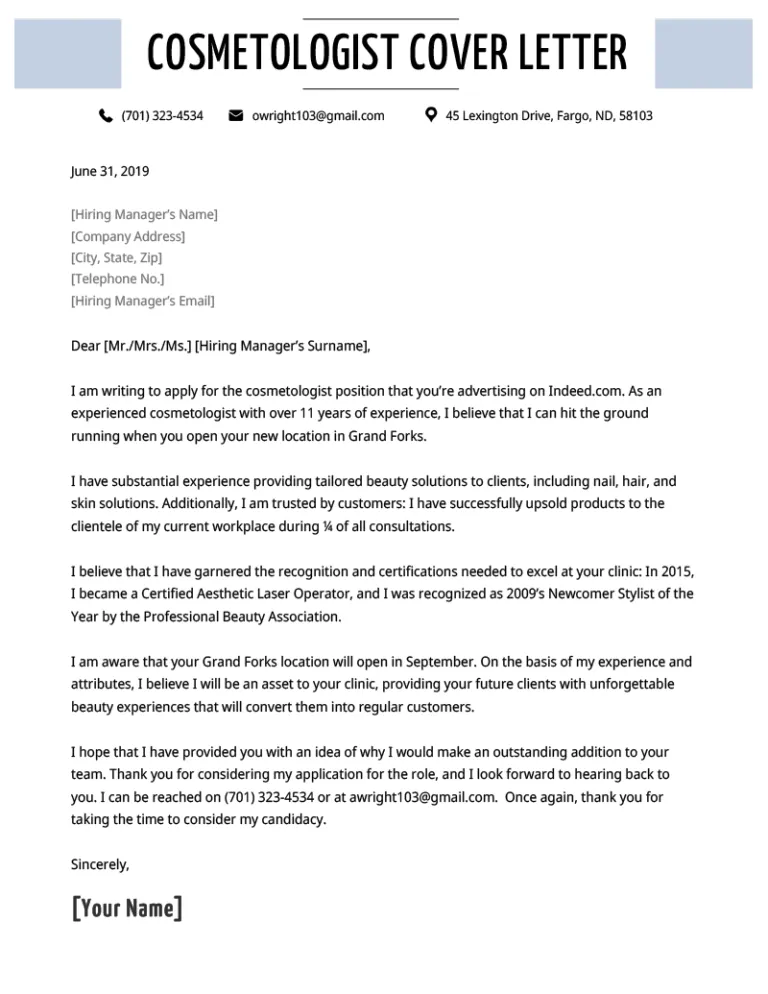 43375 tailored cover letter