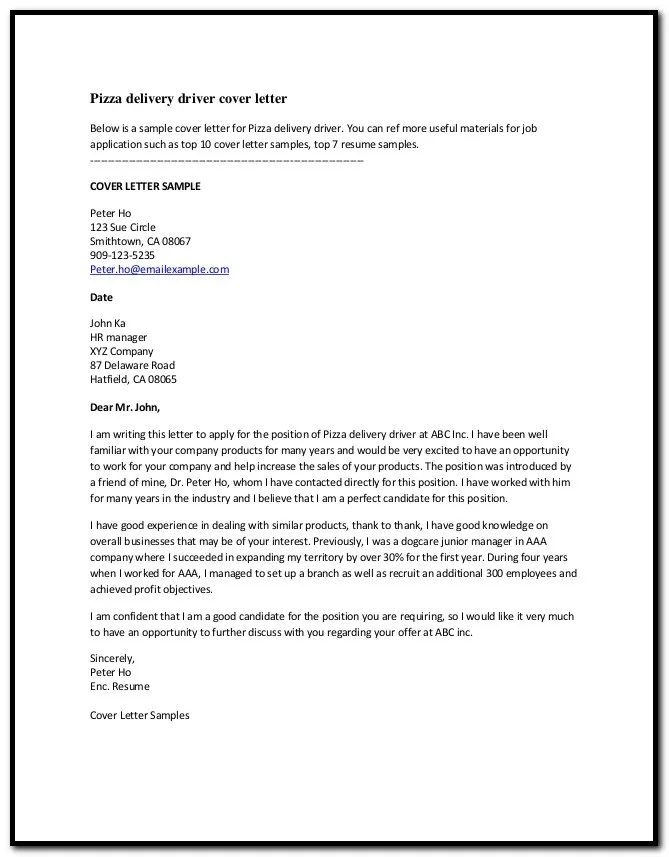 43383 tailoring cover letter