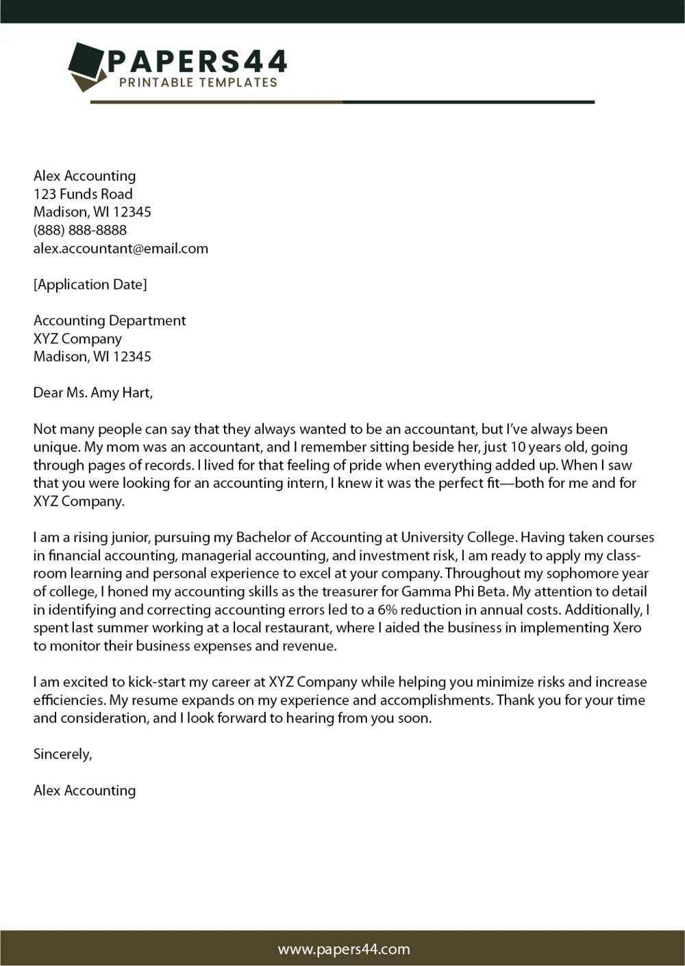 43393 tailoring cover letter