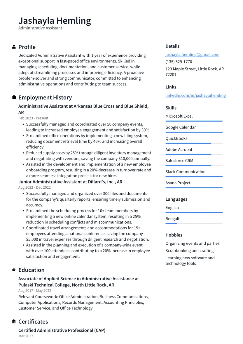 43405 admin cover letter writing