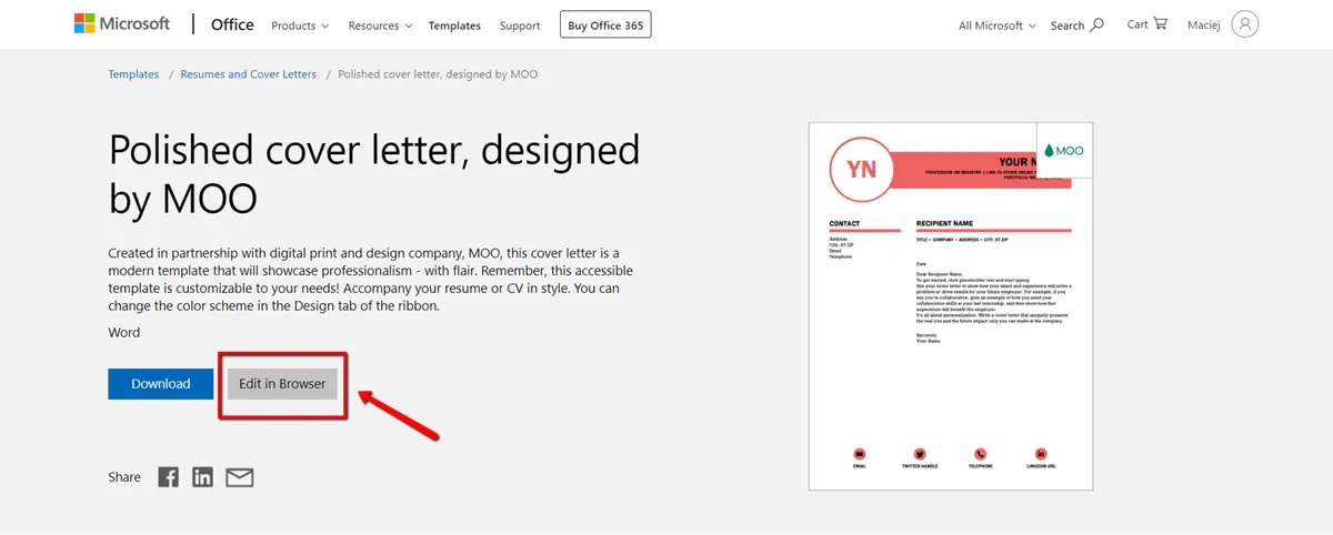 43408 cover letter follow up