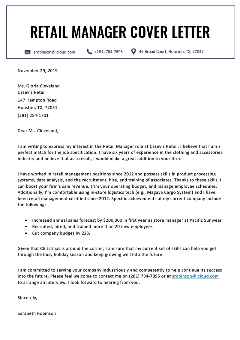 43416 professional cover letter