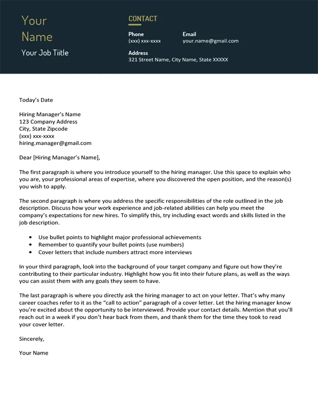 43425 cover letter template