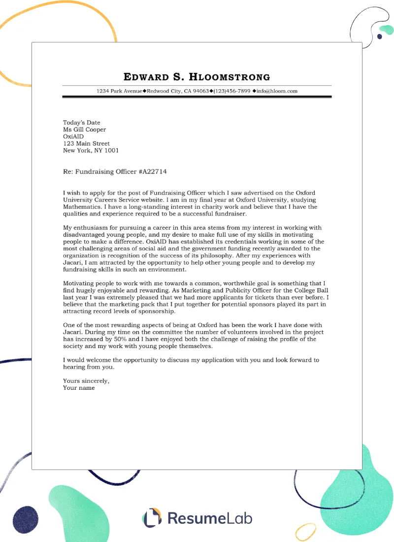 43432 cover letter sample free image5