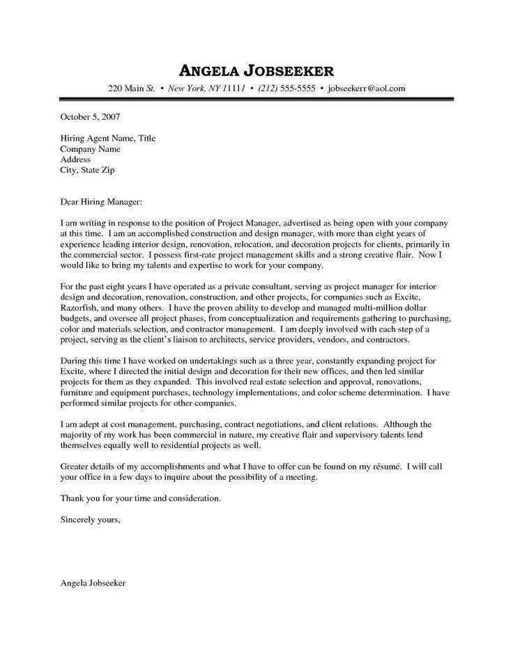 43438 cover letter elements