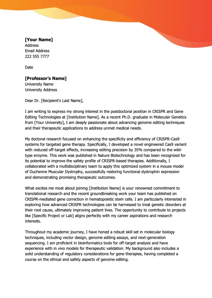 43443 postdoc cover letter header