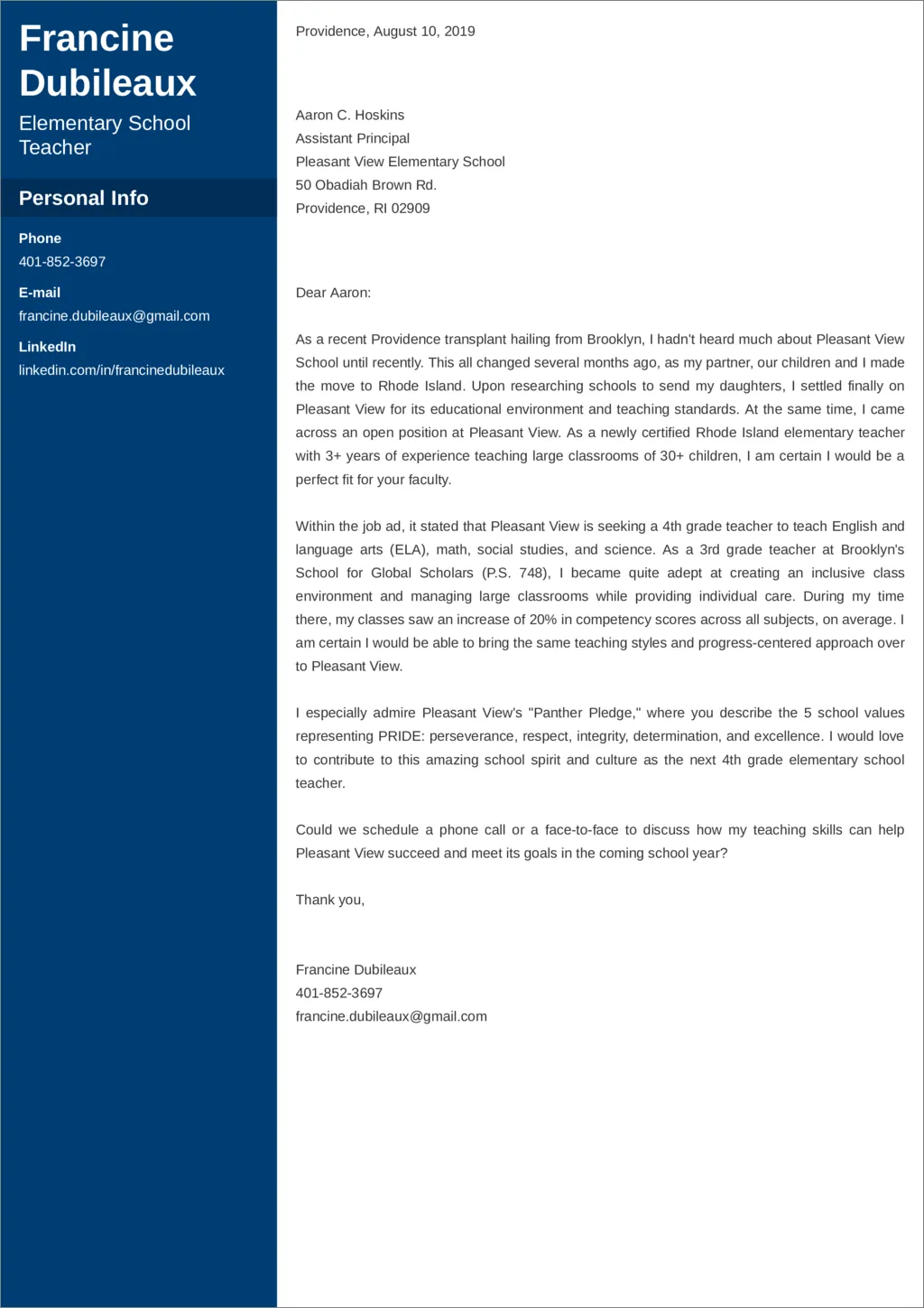 43445 teacher cover letter image5