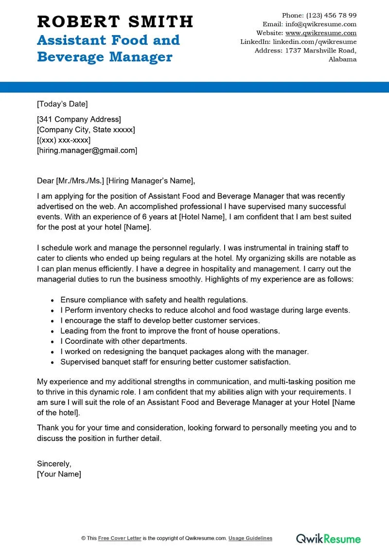 43449 cover letter food beverage image2