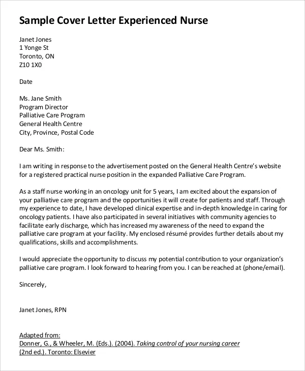 43457 writing a cover letter