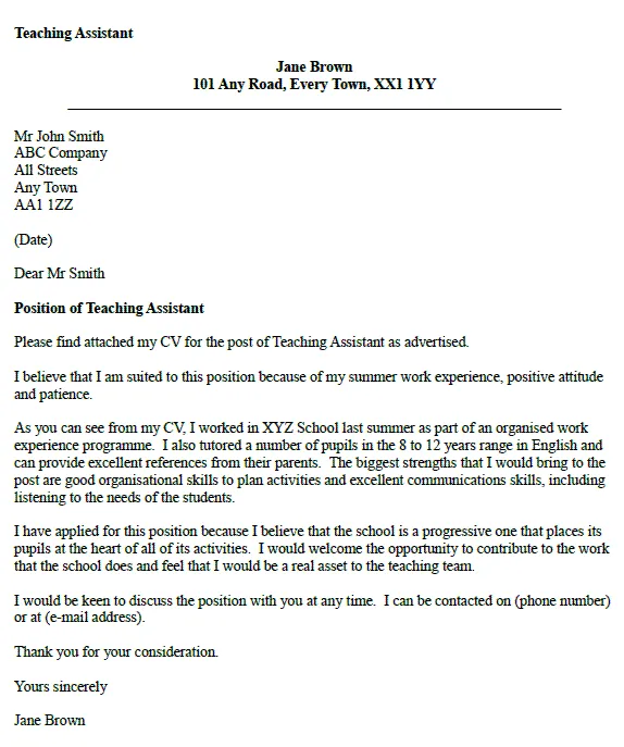 43458 teaching assistant cover letter 2