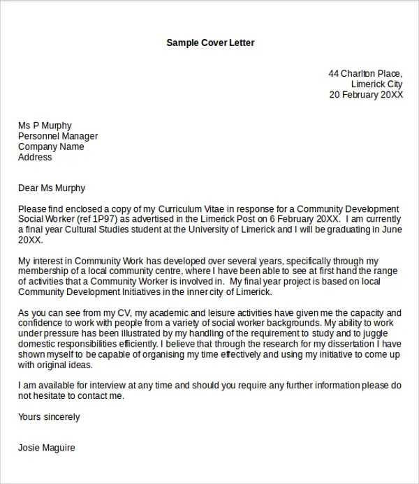 43464 tailoring cover letter