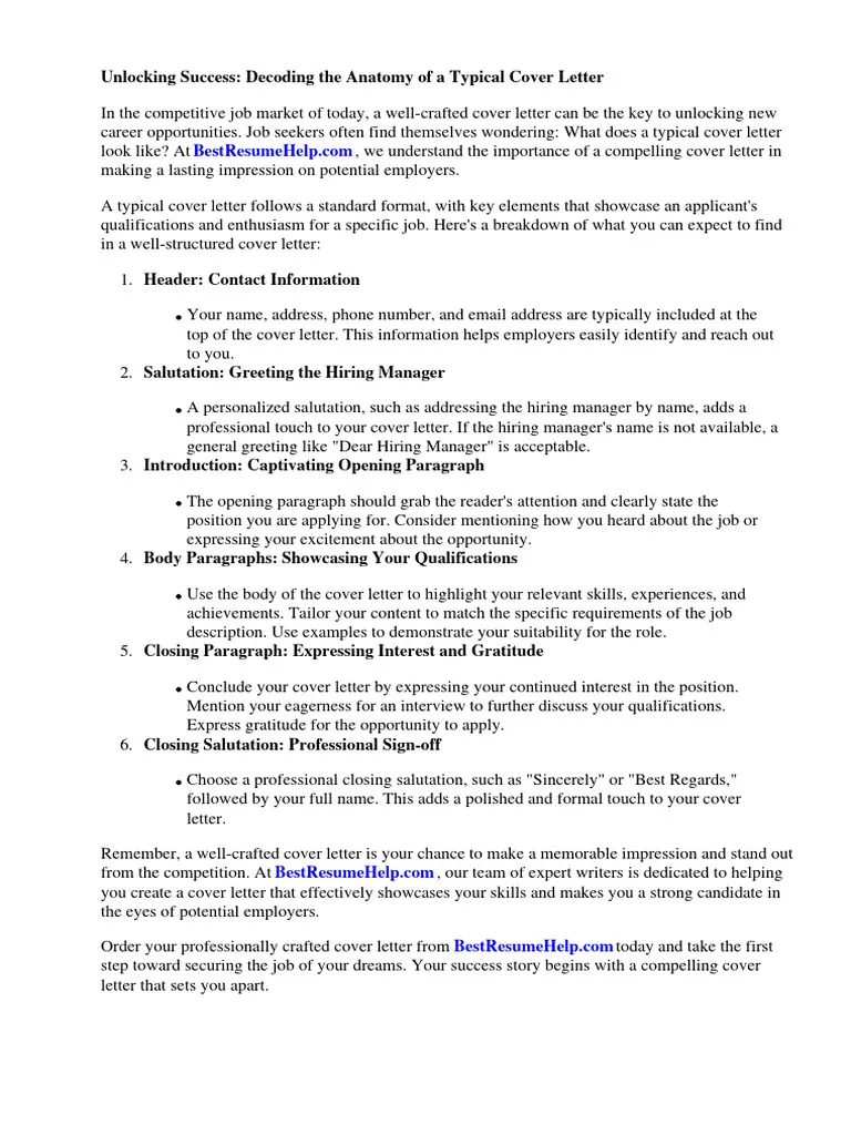 43474 cover letter basics