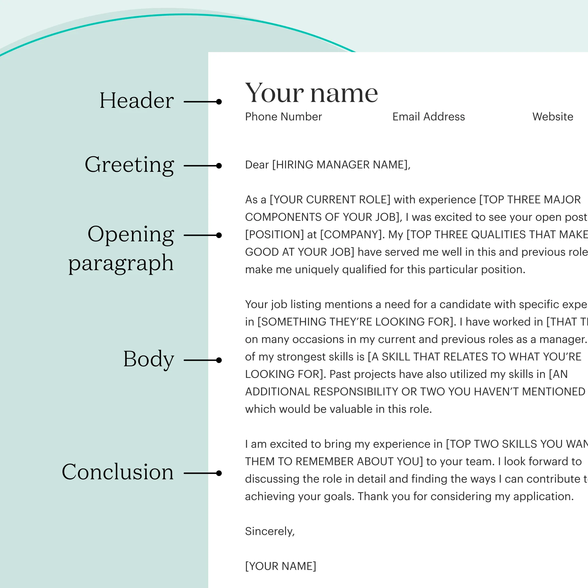 43474 cover letter formatting