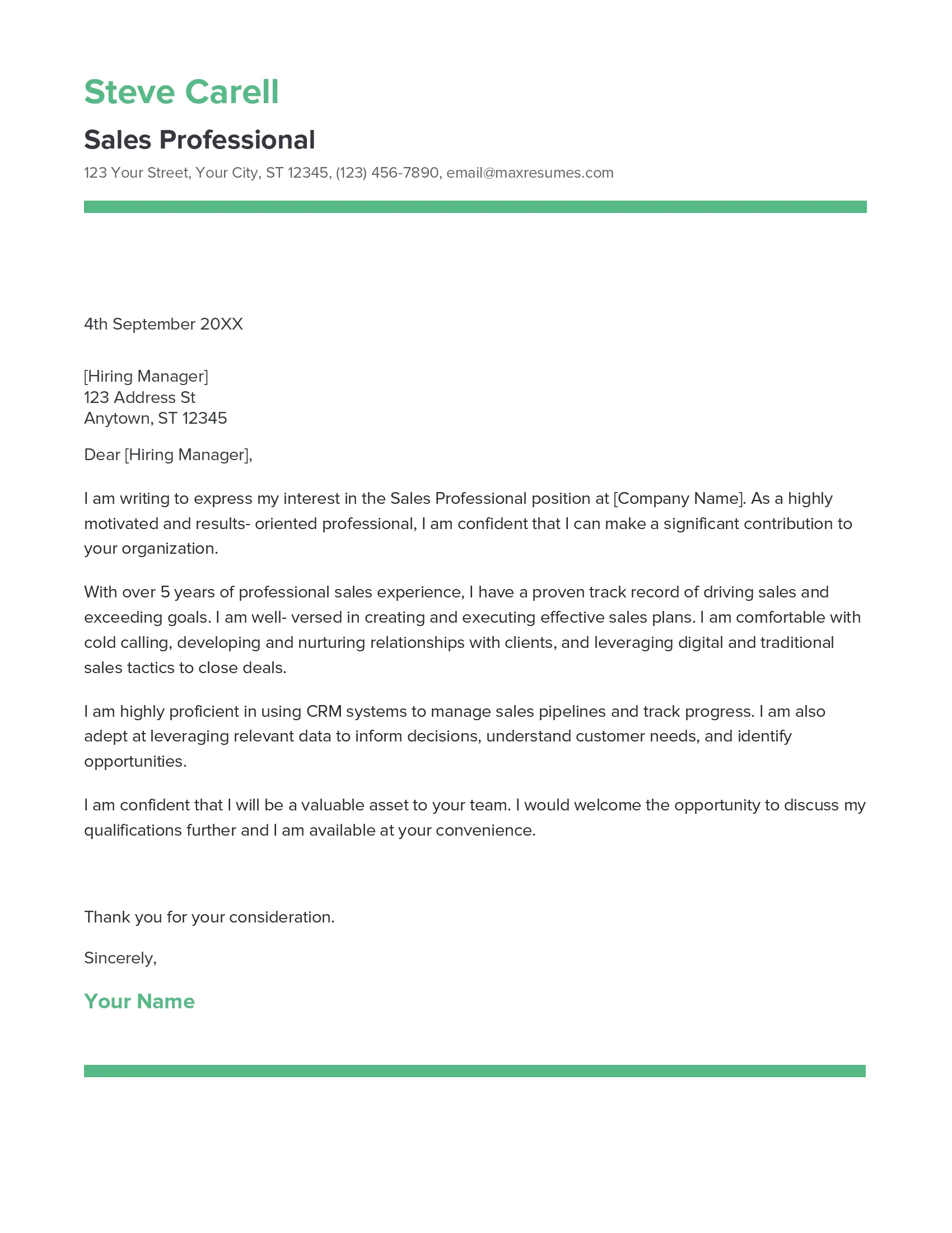 43478 cover letter structure