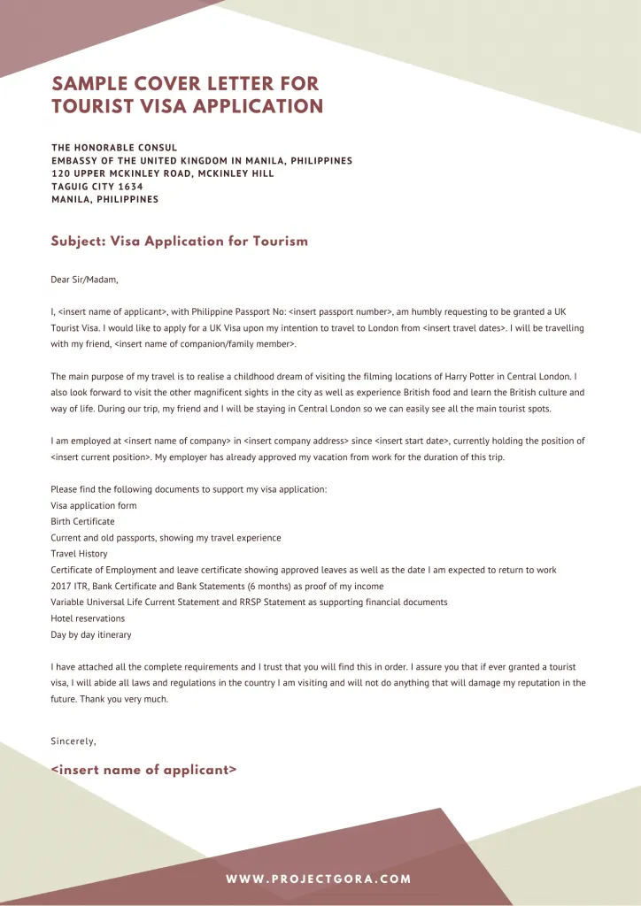 43487 visa cover letter financial