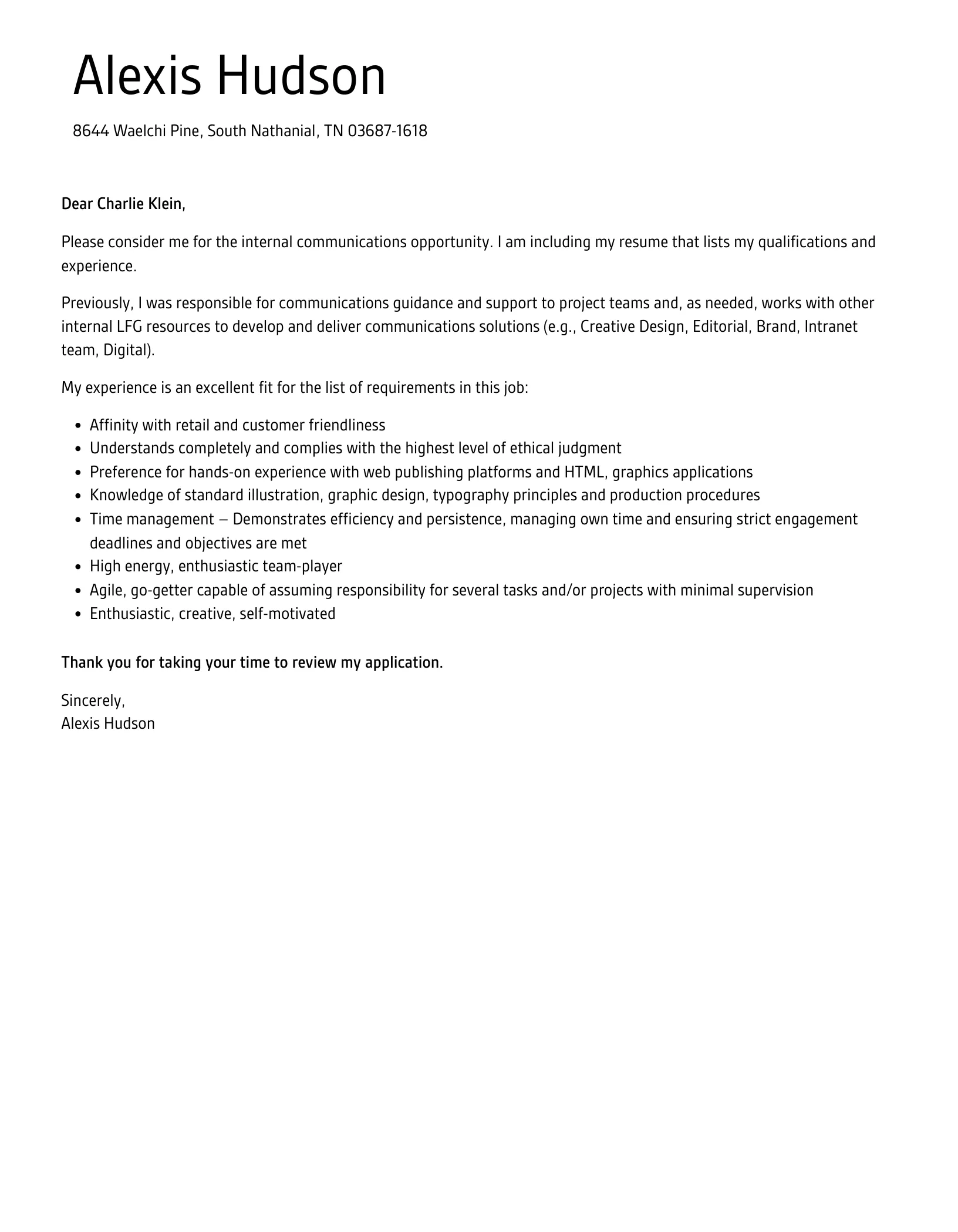 43494 skills for internal communication