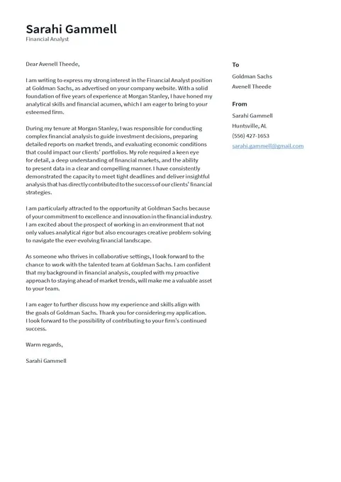 43495 cover letter skills